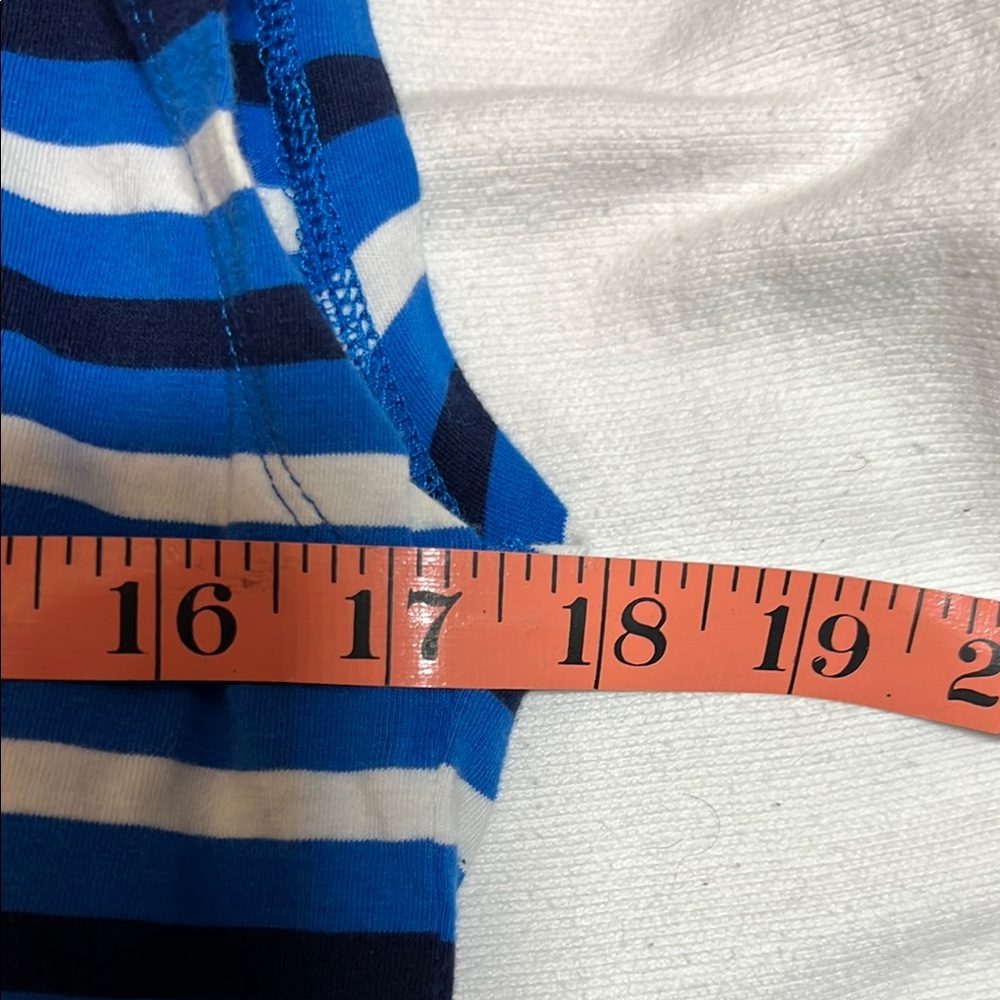 Michael Kors Blue and White Striped Mini Dress - Picture 9 of 14